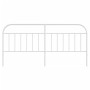 Cabecero de metal blanco 193 cm de vidaXL, Cabeceros y pies de cama - Ref: Foro24-353721, Precio: 32,67 €, Descuento: %