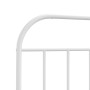 Cabecero de metal blanco 193 cm de vidaXL, Cabeceros y pies de cama - Ref: Foro24-353721, Precio: 32,67 €, Descuento: %