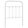 Cabecero de metal blanco 75 cm de vidaXL, Cabeceros y pies de cama - Ref: Foro24-352653, Precio: 28,50 €, Descuento: %