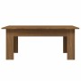 Mesa de centro madera contrachapada marrón roble 100x60x42 cm en Mesas de centro | Comprar online en Foru.es