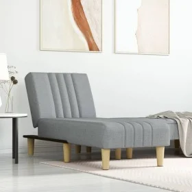 Sofá diván de tela gris claro de vidaXL, Divanes - Ref: Foro24-352822, Precio: 152,29 €, Descuento: %