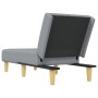 Sofá diván de tela gris claro de vidaXL, Divanes - Ref: Foro24-352822, Precio: 154,90 €, Descuento: %