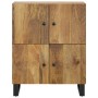 Aparador con 4 puertas madera maciza de mango 60x33x75 cm de vidaXL, Aparadores - Ref: Foro24-352920, Precio: 168,84 €, Descu...