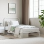 Estructura de cama de metal con cabecero blanco 107x203 cm de vidaXL, Camas y somieres - Ref: Foro24-352623, Precio: 83,30 €,...