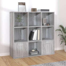 Estantería color gris Sonoma 98x30x98 cm en Librerías y estanterías | Comprar online en Foru.es