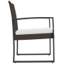 Sillas de comedor para jardín 2 uds PP aspecto de ratán negro de vidaXL, Sillas de jardín - Ref: Foro24-360203, Precio: 91,55...