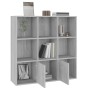 Estantería color gris Sonoma 98x30x98 cm en Librerías y estanterías | Comprar online en Foru.es