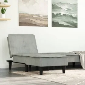 Diwansofa aus hellgrauem Samt von vidaXL, Tagesbetten - Ref: Foro24-352844, Preis: 154,09 €, Rabatt: %
