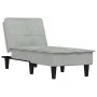 Sofá diván de terciopelo gris claro de vidaXL, Divanes - Ref: Foro24-352844, Precio: 154,09 €, Descuento: %