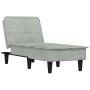 Sofá diván de terciopelo gris claro de vidaXL, Divanes - Ref: Foro24-352844, Precio: 127,66 €, Descuento: %