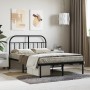 Estructura de cama con cabecero metal negro 120x190 cm de vidaXL, Camas y somieres - Ref: Foro24-353632, Precio: 118,57 €, De...
