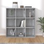 Estantería gris Sonoma 98x29x97,5 cm en Librerías y estanterías | Comprar online en Foru.es