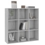 Estantería gris Sonoma 98x29x97,5 cm en Librerías y estanterías | Comprar online en Foru.es