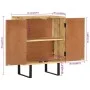 Sideboard with 2 doors solid mango wood 55x35x70 cm by vidaXL, Sideboards - Ref: Foro24-354983, Price: 188,30 €, Discount: %