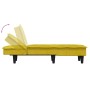 Sofá diván de terciopelo amarillo de vidaXL, Divanes - Ref: Foro24-352848, Precio: 127,10 €, Descuento: %