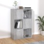 Mueble de almacenaje gris Sonoma 60x29,5x90 cm en Librerías y estanterías | Comprar online en Foru.es