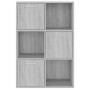 Mueble de almacenaje gris Sonoma 60x29,5x90 cm en Librerías y estanterías | Comprar online en Foru.es