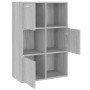 Mueble de almacenaje gris Sonoma 60x29,5x90 cm en Librerías y estanterías | Comprar online en Foru.es