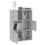 Mueble de almacenaje gris Sonoma 60x29,5x90 cm en Librerías y estanterías | Comprar online en Foru.es