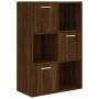 Mueble de almacenaje marrón roble 60x29,5x90 cm en Librerías y estanterías | Comprar online en Foru.es