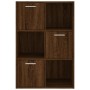 Mueble de almacenaje marrón roble 60x29,5x90 cm en Librerías y estanterías | Comprar online en Foru.es