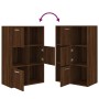 Mueble de almacenaje marrón roble 60x29,5x90 cm en Librerías y estanterías | Comprar online en Foru.es