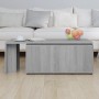 Mesa de centro de madera contrachapada gris Sonoma 150x50x35 cm en Mesas de centro | Comprar online en Foru.es