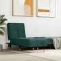 Sofá diván de terciopelo verde oscuro de vidaXL, Divanes - Ref: Foro24-352810, Precio: 173,67 €, Descuento: %