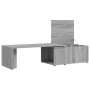 Mesa de centro de madera contrachapada gris Sonoma 150x50x35 cm en Mesas de centro | Comprar online en Foru.es