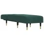 Sofá diván de terciopelo verde oscuro de vidaXL, Divanes - Ref: Foro24-352810, Precio: 170,48 €, Descuento: %