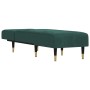 Sofá diván de terciopelo verde oscuro de vidaXL, Divanes - Ref: Foro24-352810, Precio: 173,67 €, Descuento: %