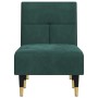 Sofá diván de terciopelo verde oscuro de vidaXL, Divanes - Ref: Foro24-352810, Precio: 173,67 €, Descuento: %