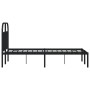 Estructura de cama con cabecero metal negro 120x200 cm de vidaXL, Camas y somieres - Ref: Foro24-353633, Precio: 114,24 €, De...