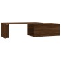 Mesa de centro madera contrachapada marrón roble 150x50x35 cm en Mesas de centro | Comprar online en Foru.es