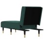 Sofá diván de terciopelo verde oscuro de vidaXL, Divanes - Ref: Foro24-352810, Precio: 173,67 €, Descuento: %