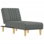 Sofá diván de tela gris oscuro de vidaXL, Divanes - Ref: Foro24-352820, Precio: 148,47 €, Descuento: %