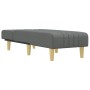 Sofá diván de tela gris oscuro de vidaXL, Divanes - Ref: Foro24-352820, Precio: 148,47 €, Descuento: %