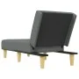 Sofá diván de tela gris oscuro de vidaXL, Divanes - Ref: Foro24-352820, Precio: 144,37 €, Descuento: %