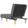 Sofá diván de tela gris oscuro de vidaXL, Divanes - Ref: Foro24-352820, Precio: 148,47 €, Descuento: %