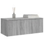 Mueble de TV madera contrachapada gris Sonoma 80x34x30 cm en Muebles TV | Comprar online en Foru.es