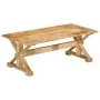 Mesa de centro madera maciza de mango 110x52x40 cm de vidaXL, Mesas de centro - Ref: Foro24-354990, Precio: 149,05 €, Descuen...