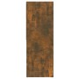 Estantería madera contrachapada color roble ahumado 67x24x161cm en Librerías y estanterías | Comprar online en Foru.es