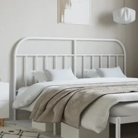 White metal headboard 180 cm by vidaXL, Headboards and footboards - Ref: Foro24-353720, Price: 35,80 €, Discount: %