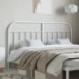 Cabecero de metal blanco 180 cm de vidaXL, Cabeceros y pies de cama - Ref: Foro24-353720, Precio: 36,35 €, Descuento: %
