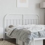 Cabecero de metal blanco 180 cm de vidaXL, Cabeceros y pies de cama - Ref: Foro24-353720, Precio: 36,35 €, Descuento: %