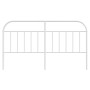 Cabecero de metal blanco 180 cm de vidaXL, Cabeceros y pies de cama - Ref: Foro24-353720, Precio: 36,35 €, Descuento: %