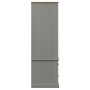 Armario VIGO madera maciza de pino gris 90x55x176 cm de vidaXL, Armarios roperos - Ref: Foro24-353165, Precio: 343,72 €, Desc...
