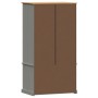Armario VIGO madera maciza de pino gris 90x55x176 cm de vidaXL, Armarios roperos - Ref: Foro24-353165, Precio: 343,72 €, Desc...