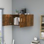Armario de pared madera de ingeniería roble ahumado 80x39x40 cm en Estanterías | Comprar online en Foru.es
