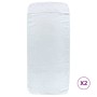Toallas de playa 2 uds tela blanco 400 g/m² 75x200 cm de vidaXL, Toallas de playa - Ref: Foro24-362670, Precio: 34,69 €, Desc...